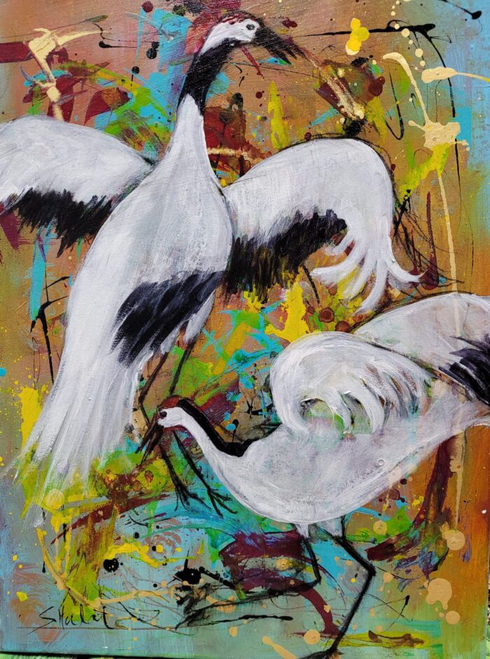z-SOLD-A Couple of Cranes